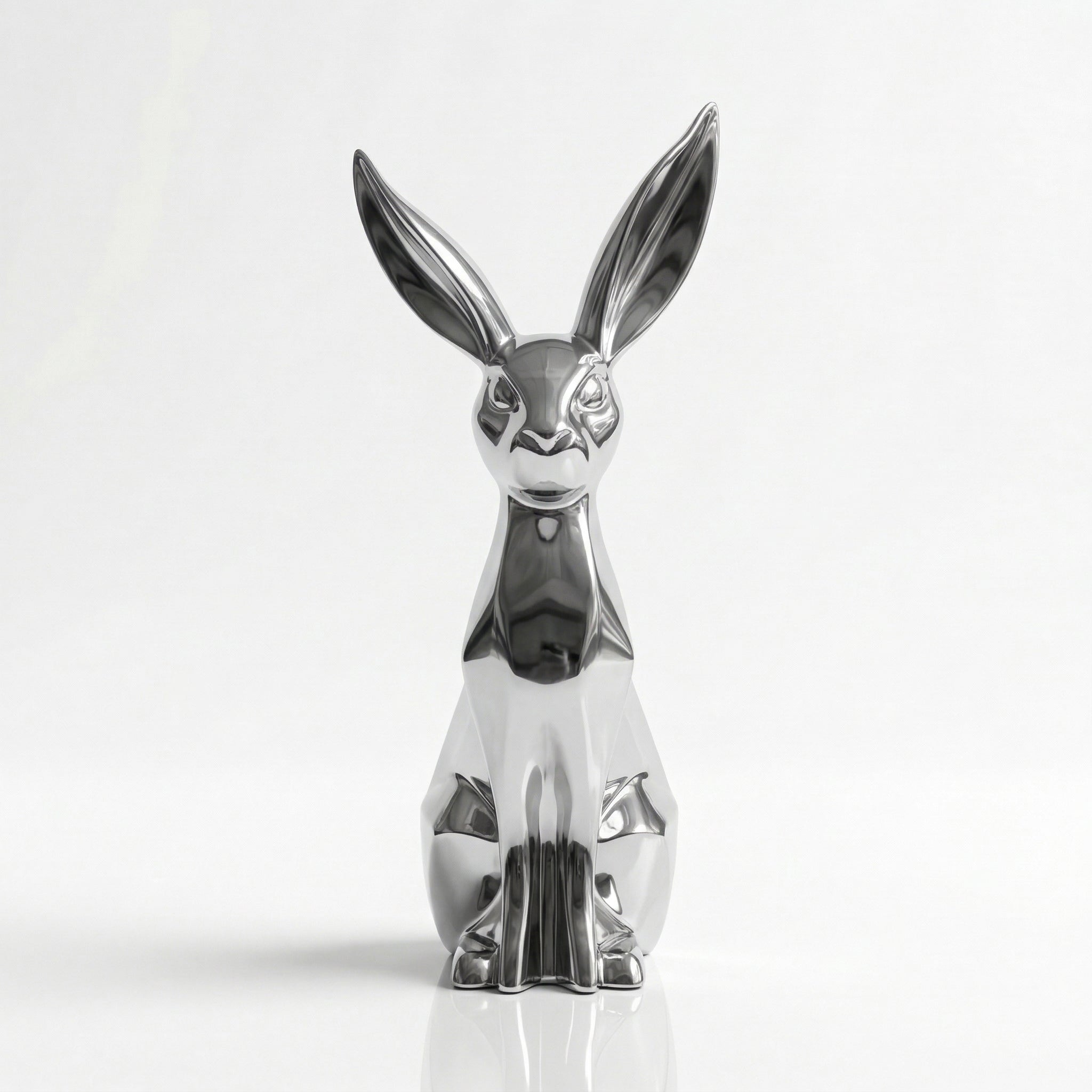 Vela-Stainless-Steel-Rabbit-Sculpture-Faceted-Seated-Form-VSSSS-482-06