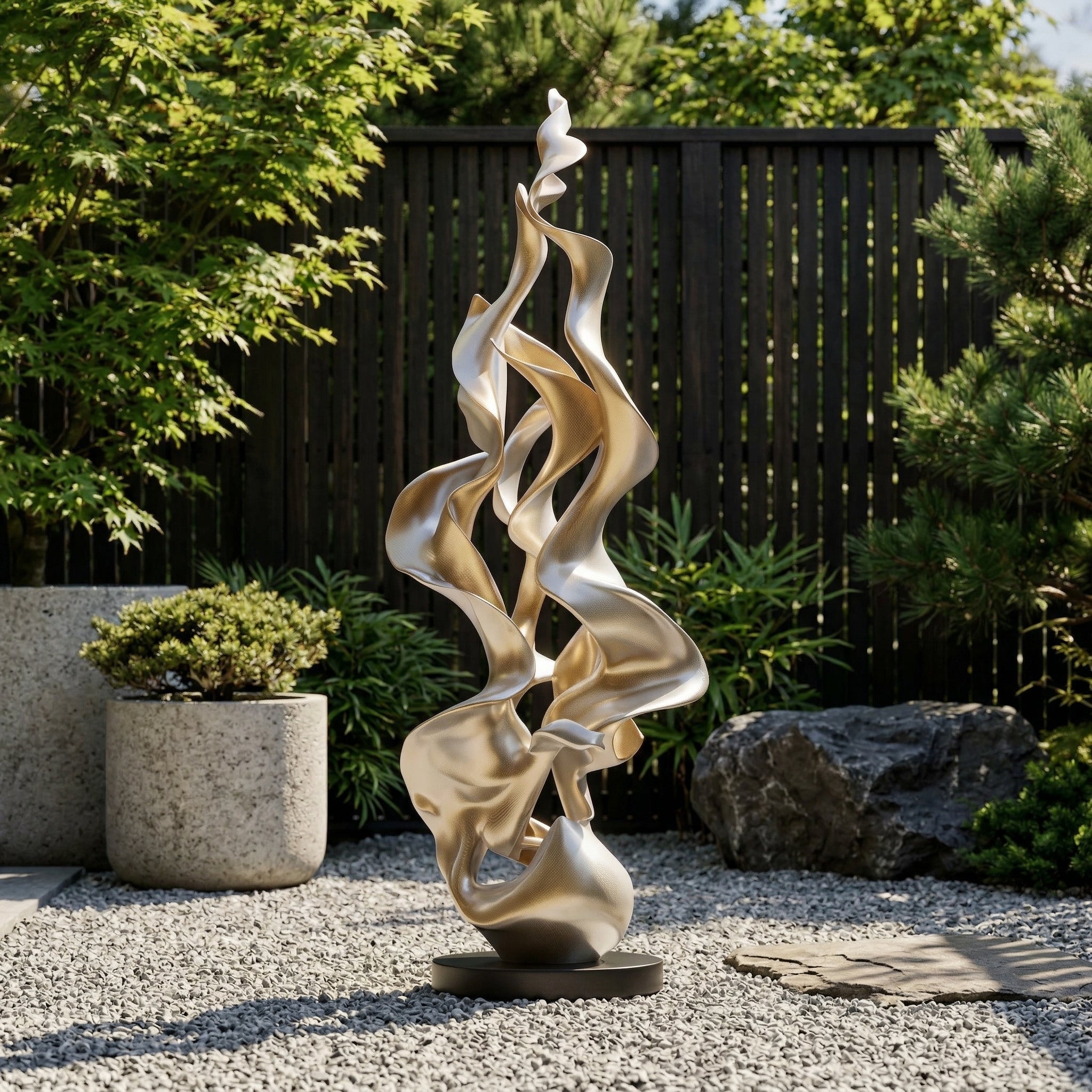Vela-Stainless-Steel-Rising-Ribbon-Sculpture-Garden-Vertical-Form-VSSSS-688-03